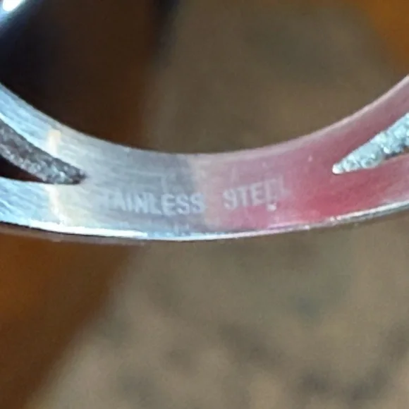 Stainless Steel Butterfly filigree ring silver whimsigoth size 6 Stevie Nicks - Picture 6 of 6